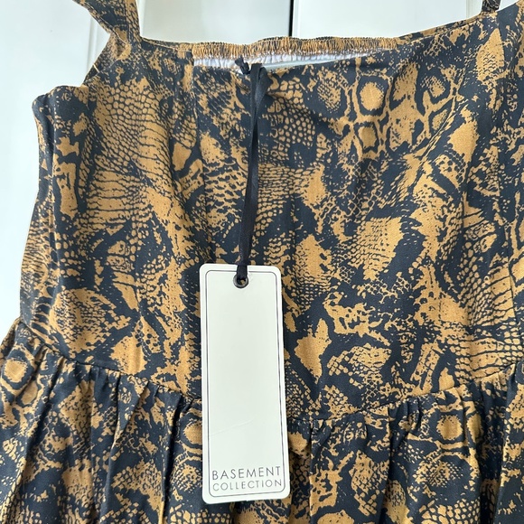 Snake Print Dress - Maxi - Picture 2 of 3